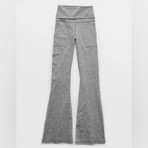 Aerie grey flare leggings worn once or twice!